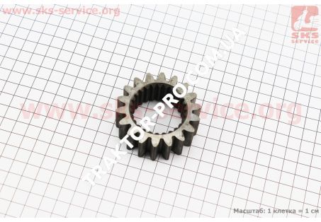 Шестерня 1 передачі Z=26/18 приводна Foton 354/404 (FT300.37B.126)